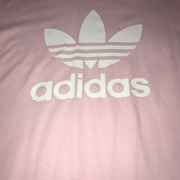 Pale Pink Adidas T-Shirt - Picture 3 of 4